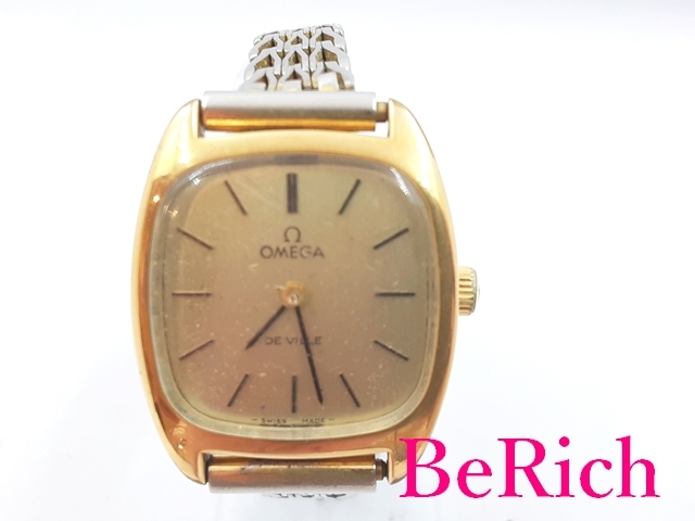 週間売れ筋 オメガ OMEGA bt2768 【中古】 デビル VILLE DE SS