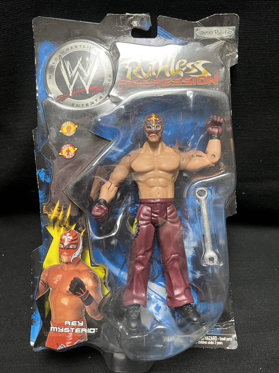 JAKKS：WWE RUTHLESS AGGRESSION SERIES 3 レイ・ミステリオ （未開封品）-