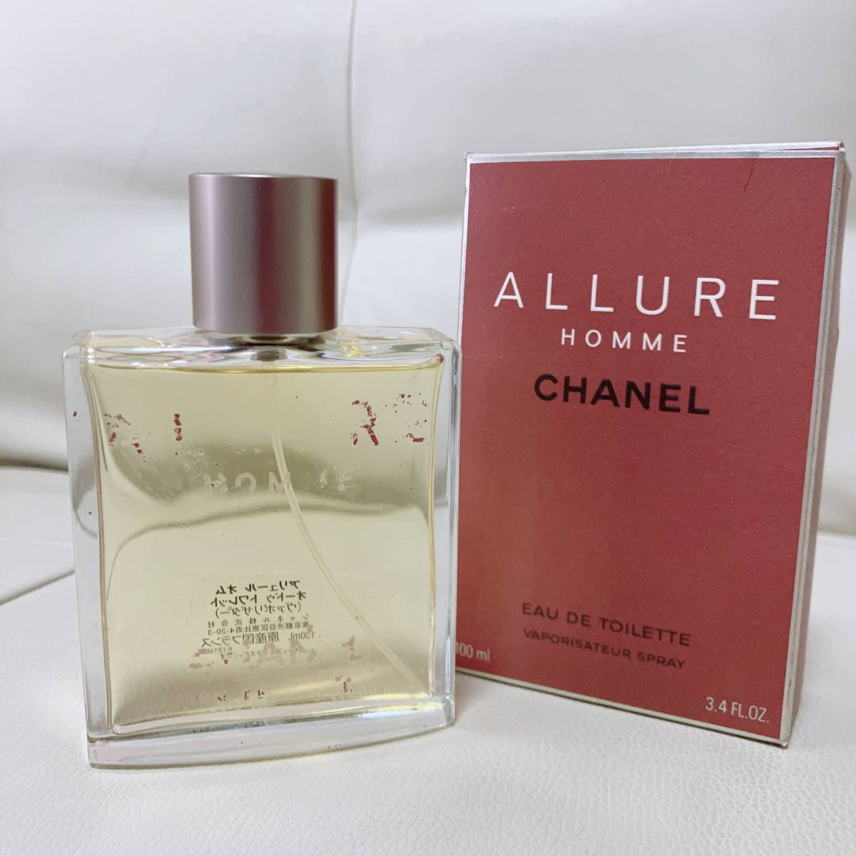 即決◇CHANEL ALLURE シャネル アリュール オム オードトワレット 100ml 香水 ほぼ未使用 JChere雅虎拍卖代购 シャネル アリュール香水3分の2残量