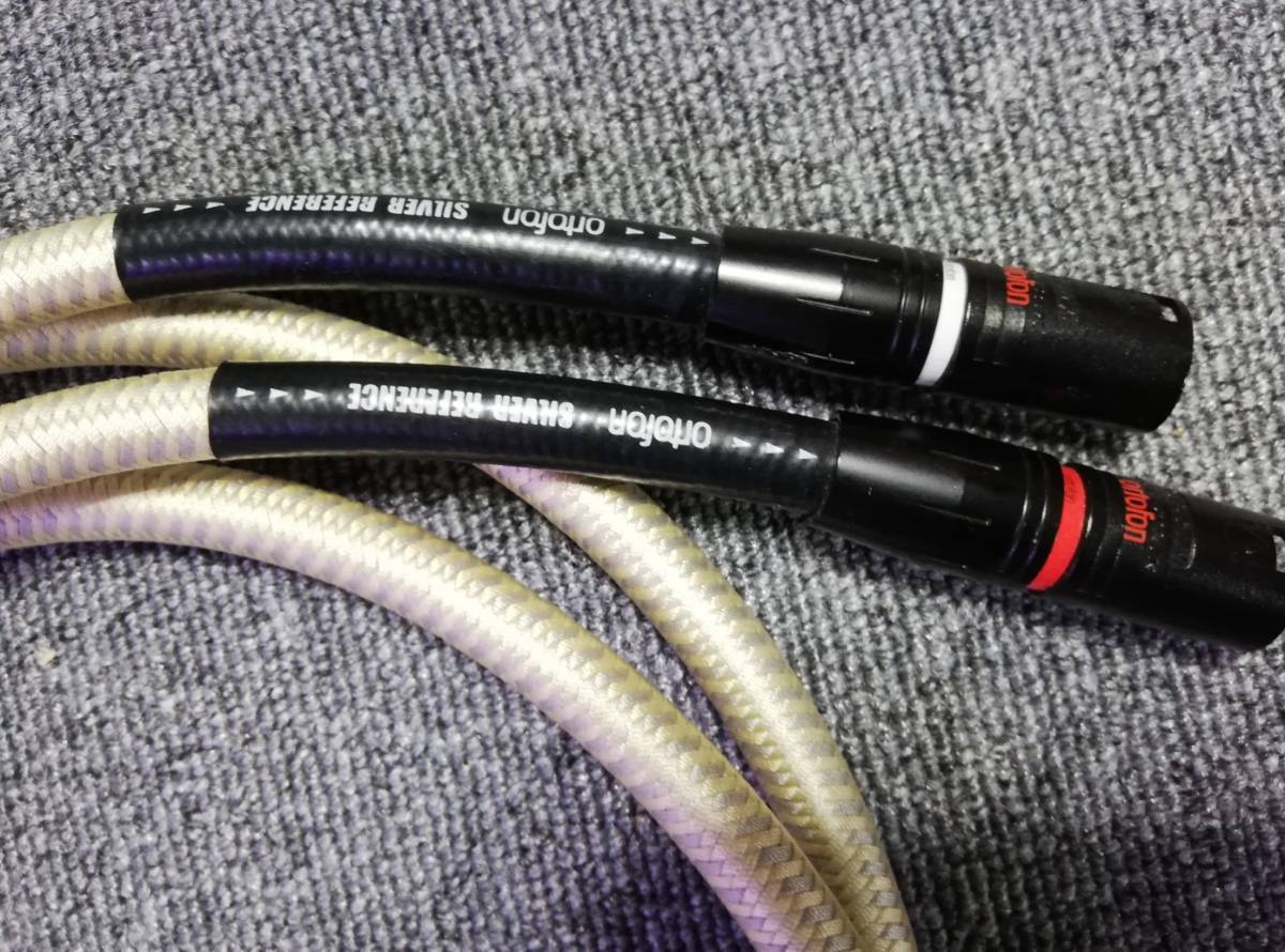 高評価! ortofon reference black XLR 1.0m ペア オルトフォン