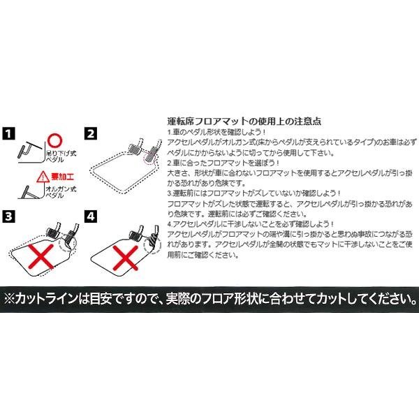 送料無料 本州 四国 九州 防水 フロアーマット リヤ 後席 用 軽自動車 普通車 ミニバン 汎用 3Dストリーム 約50×48cm 黒 10枚セット_画像7