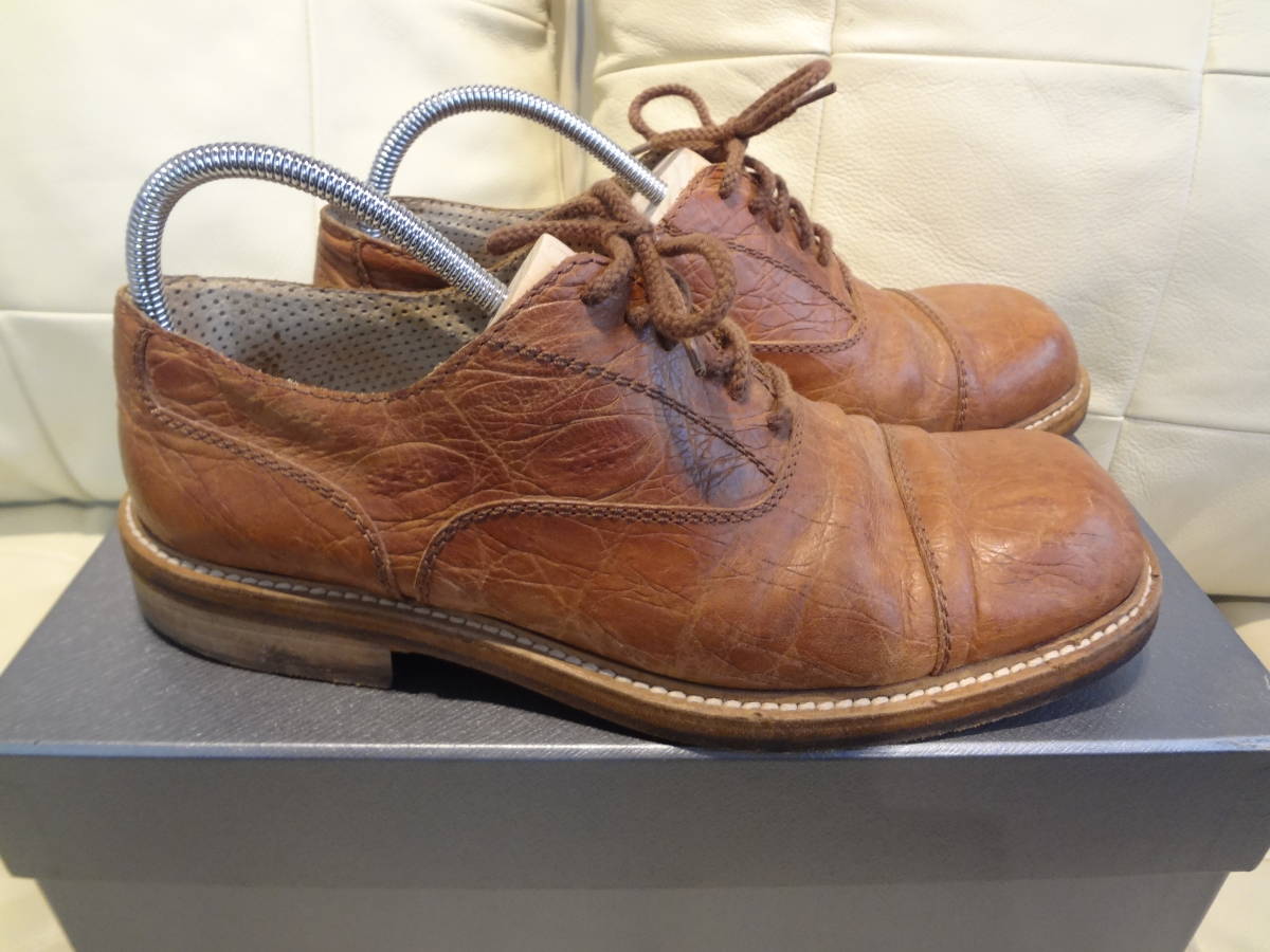 *EMPORIO ARMANI/ Emporio Armani business shoes tea 42(26.5cm)