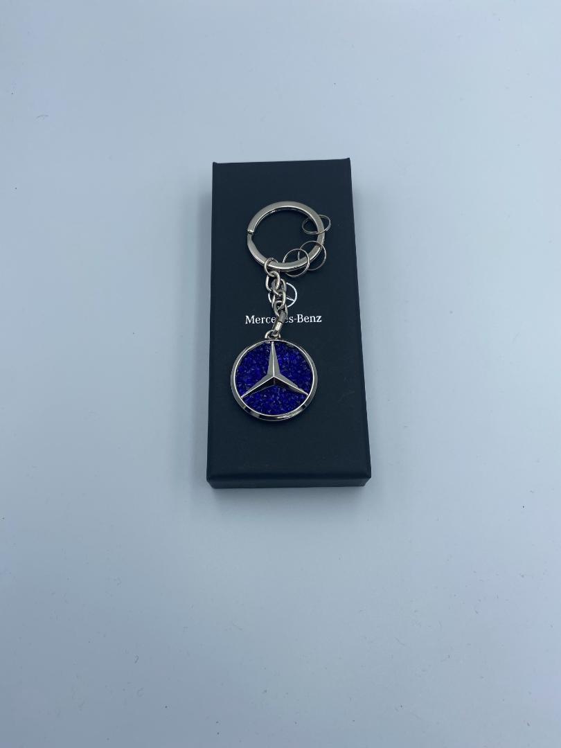 [Mercedes Benz] Mercedes Benz key holder key ring blue 