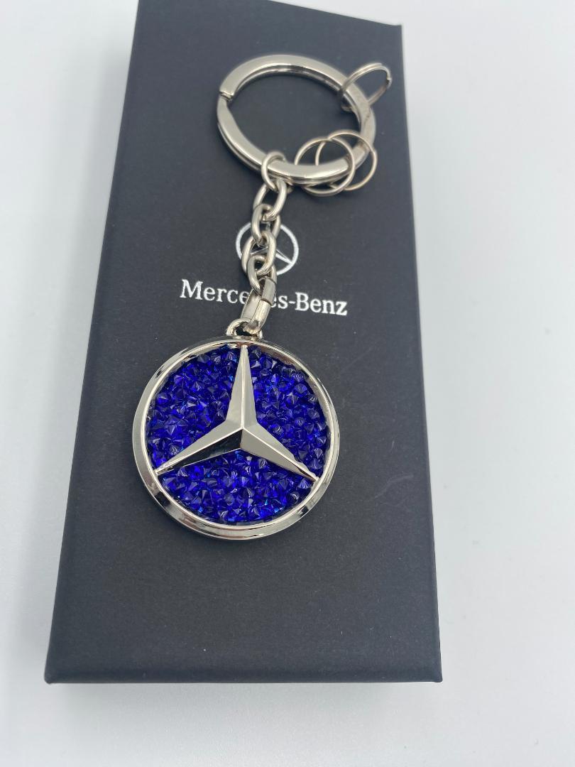 [Mercedes Benz] Mercedes Benz key holder key ring blue 