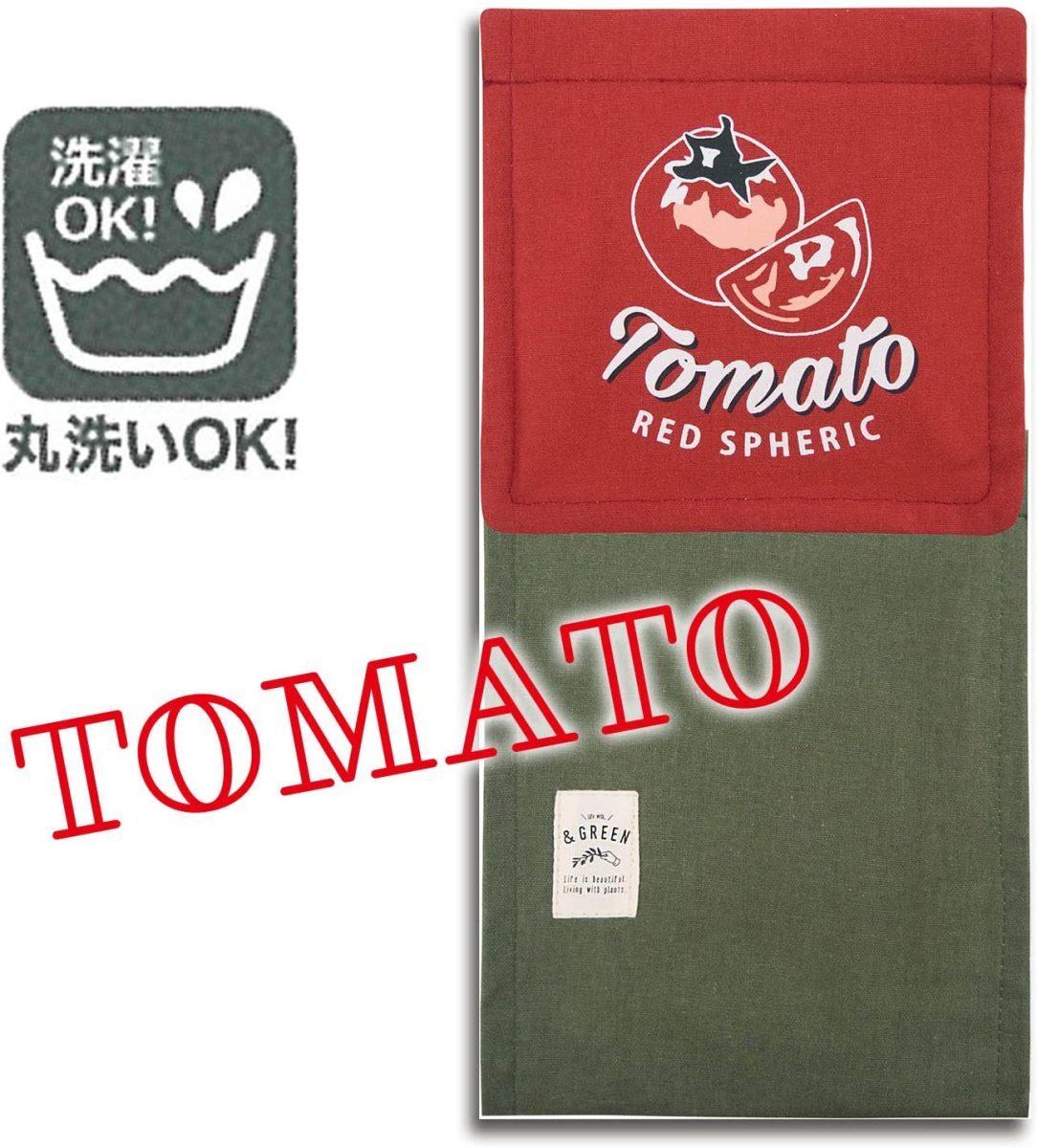 オカトー ペーパーホルダーカバー ＆Green TOMATO 4905016001040 1個 新品 未開封 トイレ ペーパー カバー_画像2