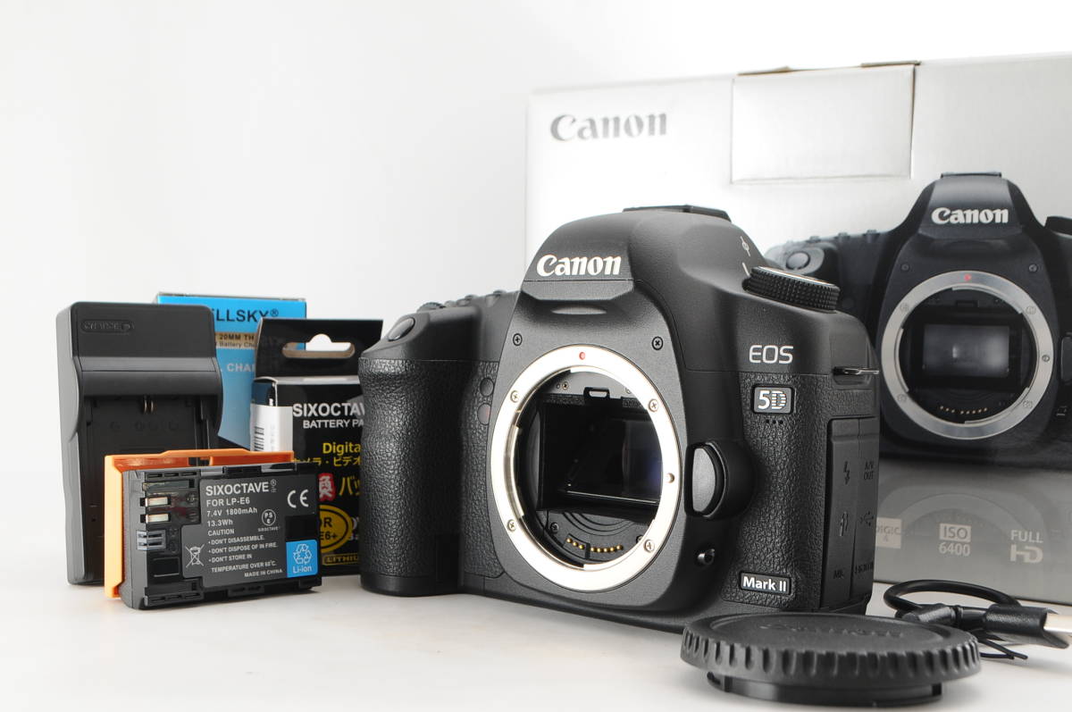 ☆超美品☆ CANON キヤノン EOS 5D Mark Ⅱ 2 ボディ 元箱・付属品満載