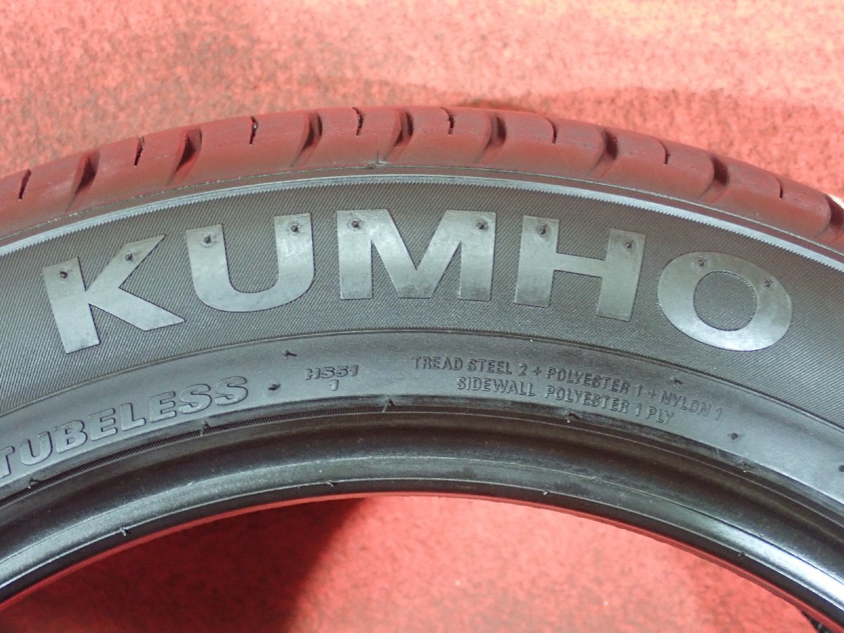 205/50R16● KUMHO ECSTA HS51 / 中古 ★ 2本(T-4297A)送料無料/沖縄別途_画像6