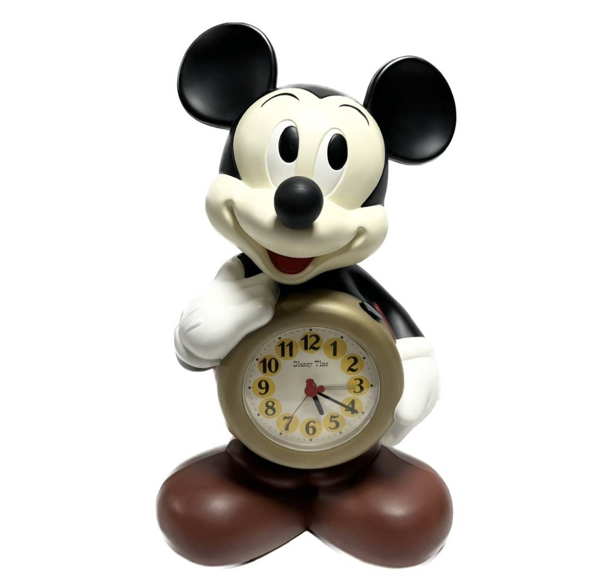 ☆動作品 良品 Disney Time ミッキー 目覚まし時計 喋る時計 FD411A ディズニー レトロ_画像1