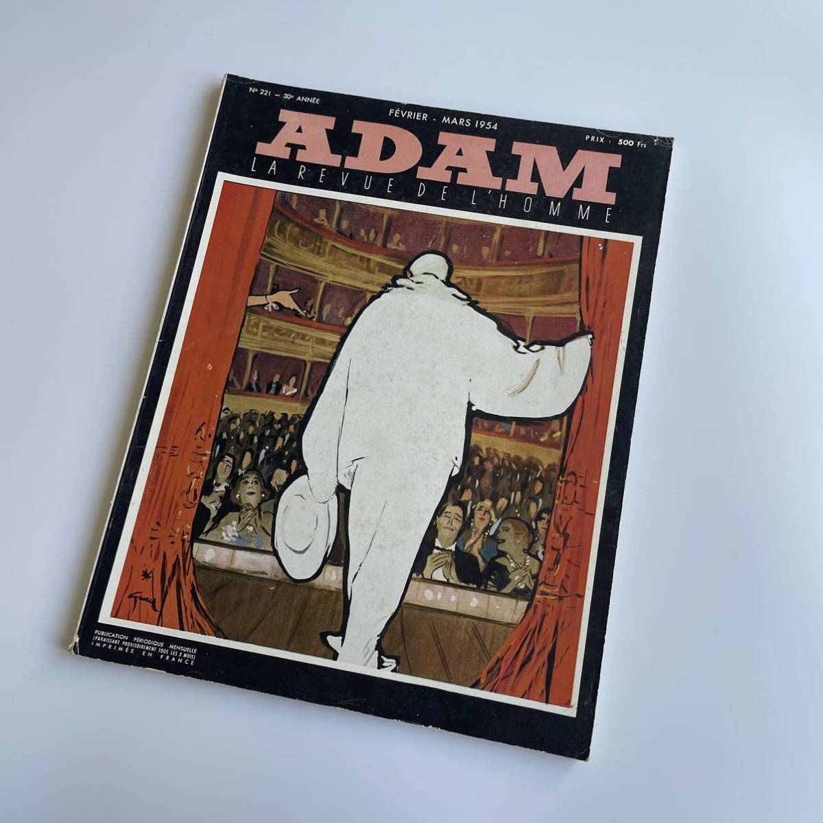 本、雑誌【貴重】 adam アダム 1954年 2-3月 No.221 フランス