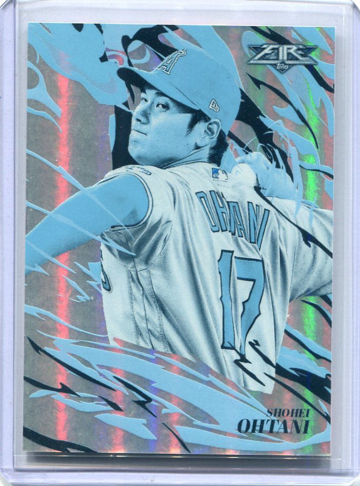 2019 Topps Fire Flame Throwers Blue Chip FT-1 Shohei Ohtani