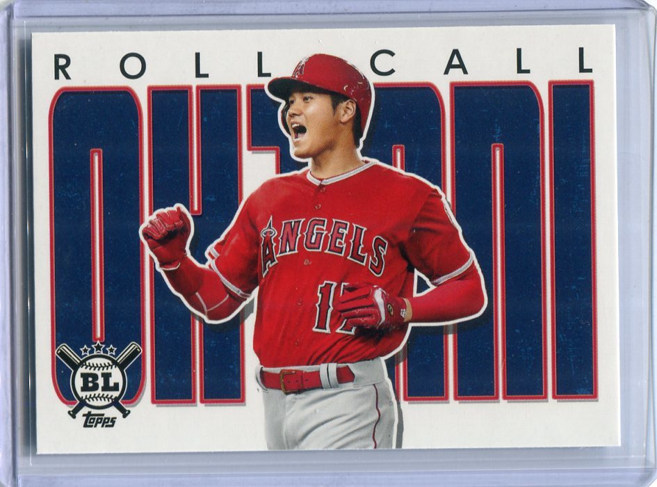 2020 Topps Big League Roll Call RC-25 Shohei Ohtani 大谷翔平 _画像1