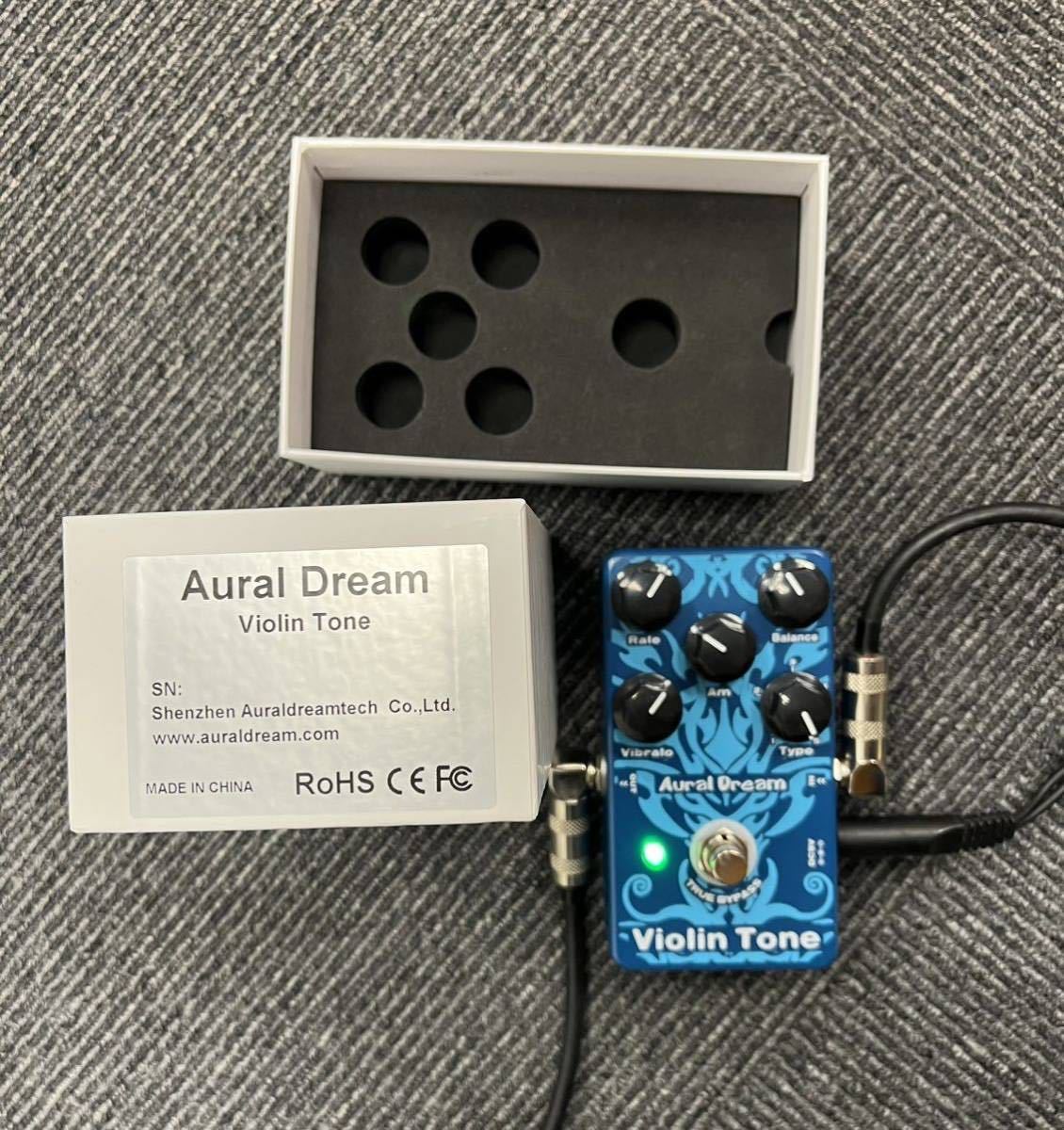 Aural Dream Violin Tone ユニークなエフェクター・ペダル　ギター・シンセ風　箱あり