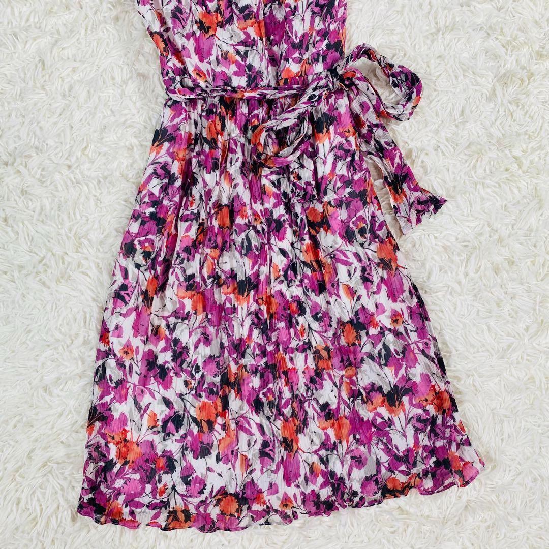 新品で購入 アナイ 花柄 ワンピース ドレス サイズ38 - ワンピース