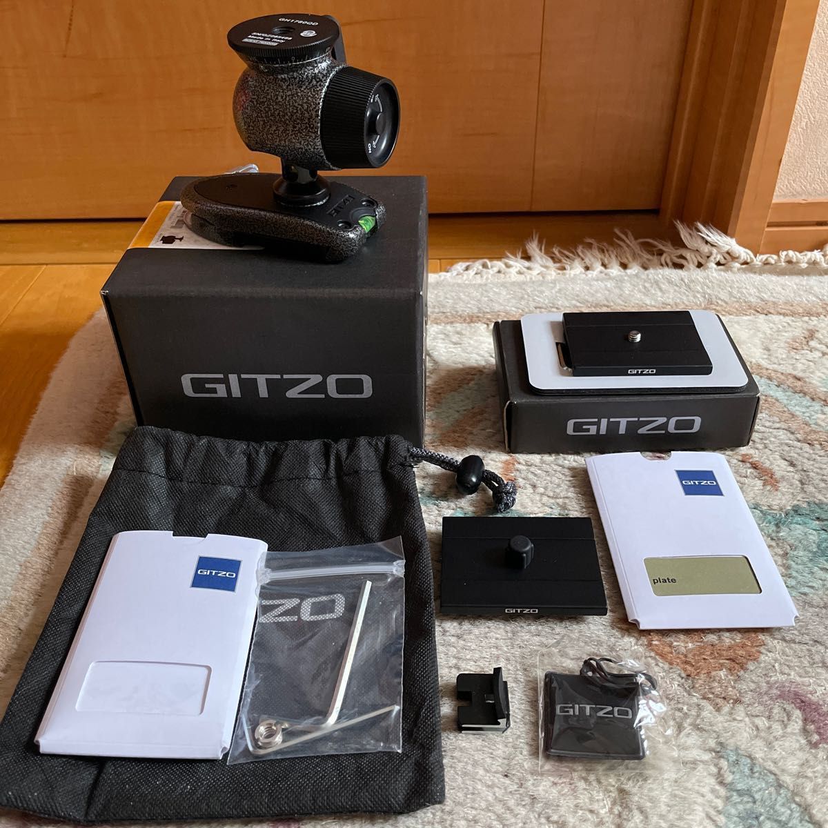 GITZO センターボール雲台1型QD GH1780QD   クイックリリースプレートD GS5370D