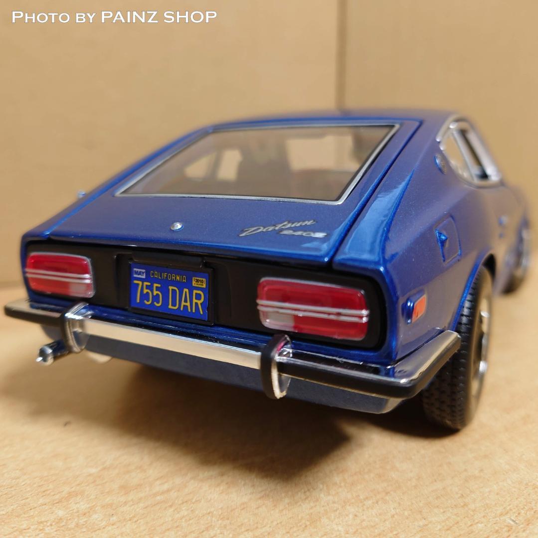 1/18 Nissan ( Datsun ) Fairlady Z 240Z 1971 металлик голубой Maisto производства литье под давлением производства миникар 