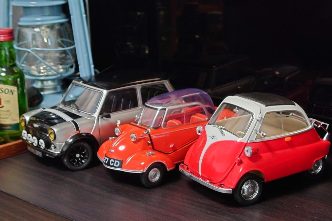 1/18 BMW Ise ta red ISETTA WELLY made die-cast made minicar 