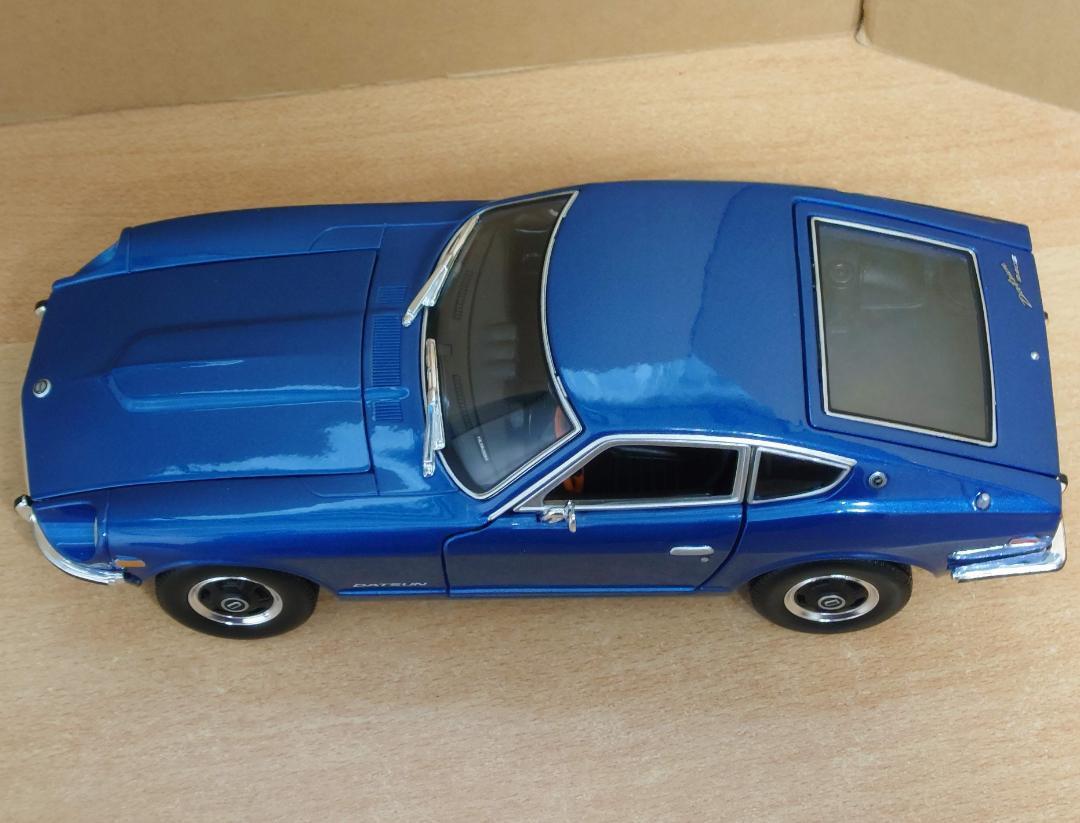 1/18 Nissan ( Datsun ) Fairlady Z 240Z 1971 металлик голубой Maisto производства литье под давлением производства миникар 