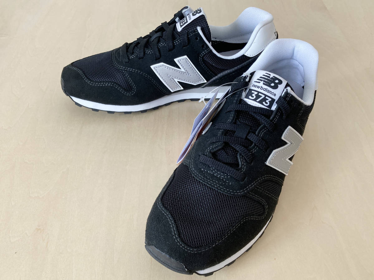 【定番 373】 27.5cm ニューバランス NEW BALANCE ML373KB2 BLACK US9.5/27.5cm スニーカー_画像1