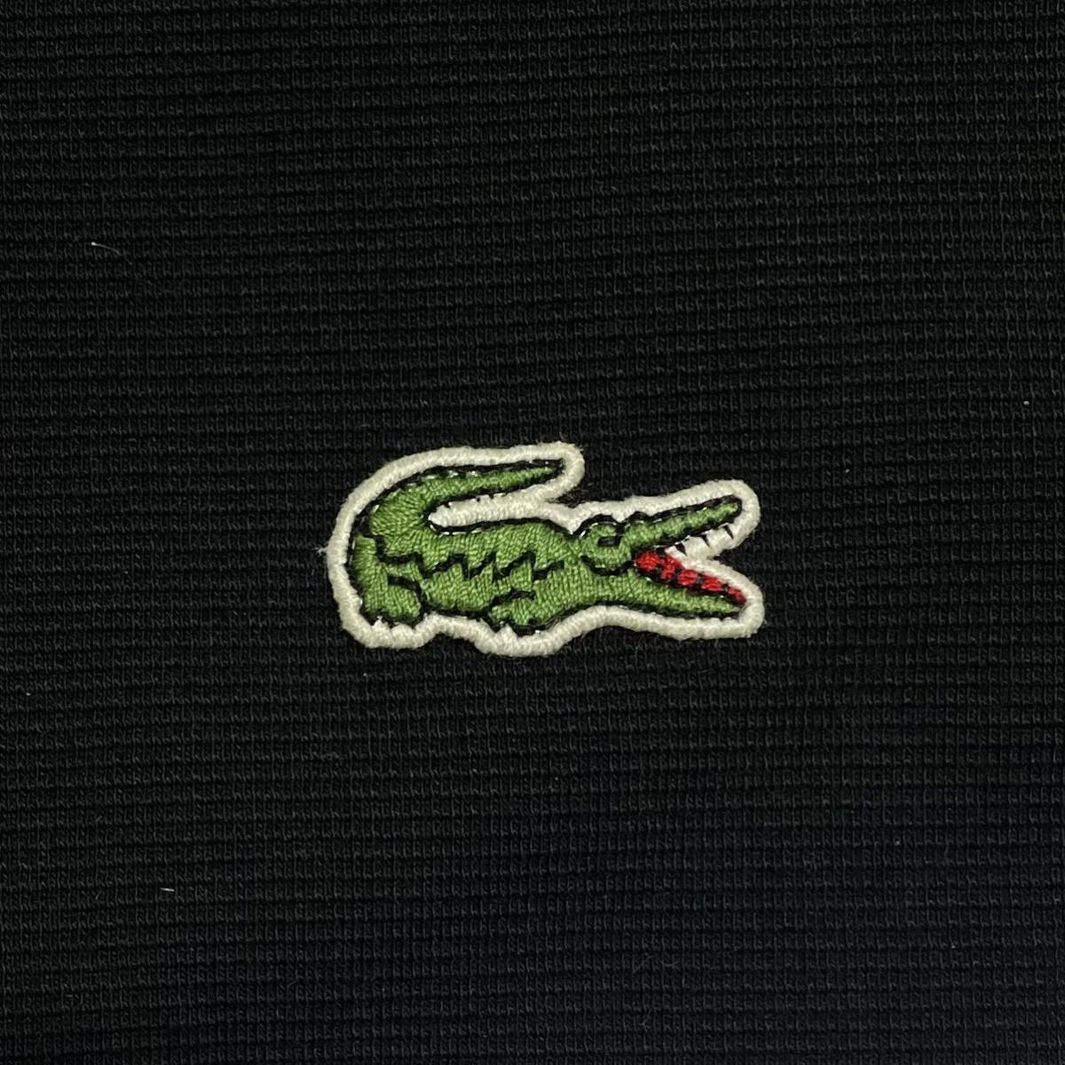 【人気アイテム】LACOSTE ラコステ 半袖 ポロシャツ サイズ5 ブラック ワニ 23-161_画像5