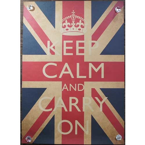  new goods * interior miscellaneous goods *[ poster ]Keep Calm and Carry On| flat quiet . guarantee ., usually. life . continue .