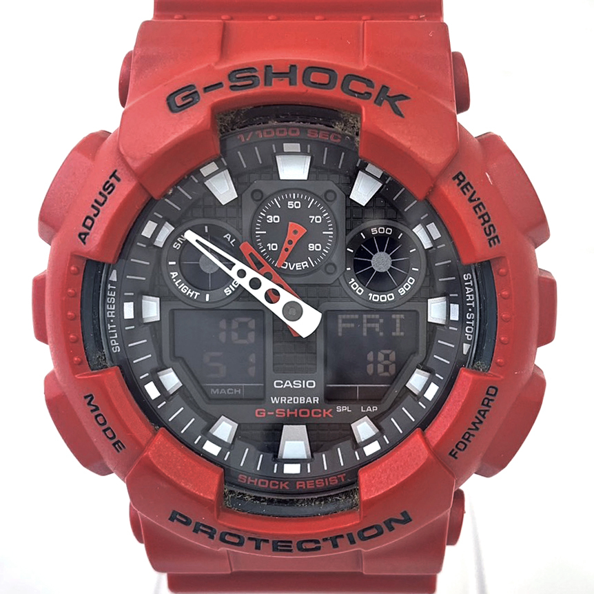 CASIO カシオ G-SHOCK ジーショック 腕時計 クオーツ GA-100B-4A