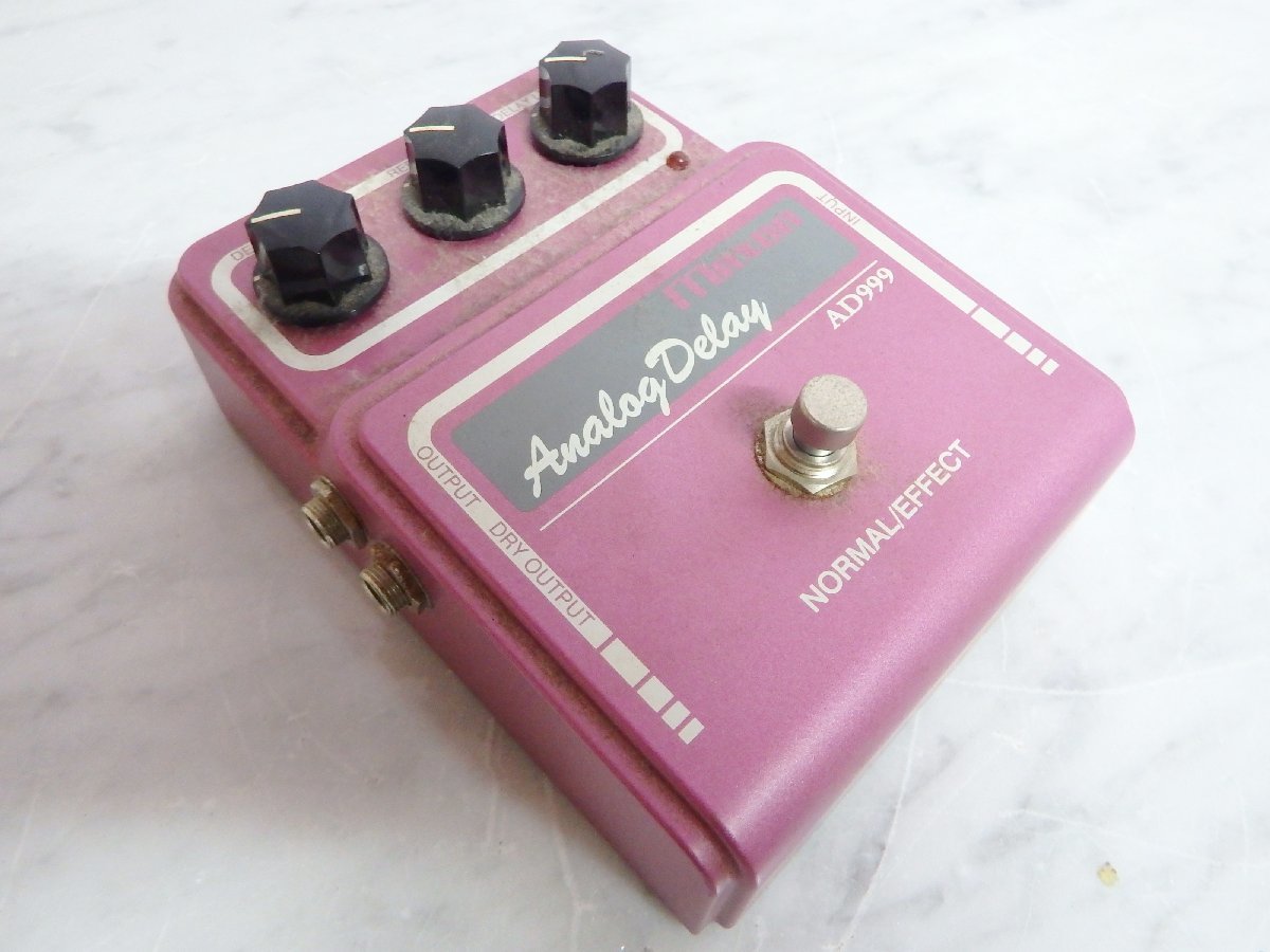 K○【ジャンク品】MAXON マクソン AD999 Analog Delay アナログ