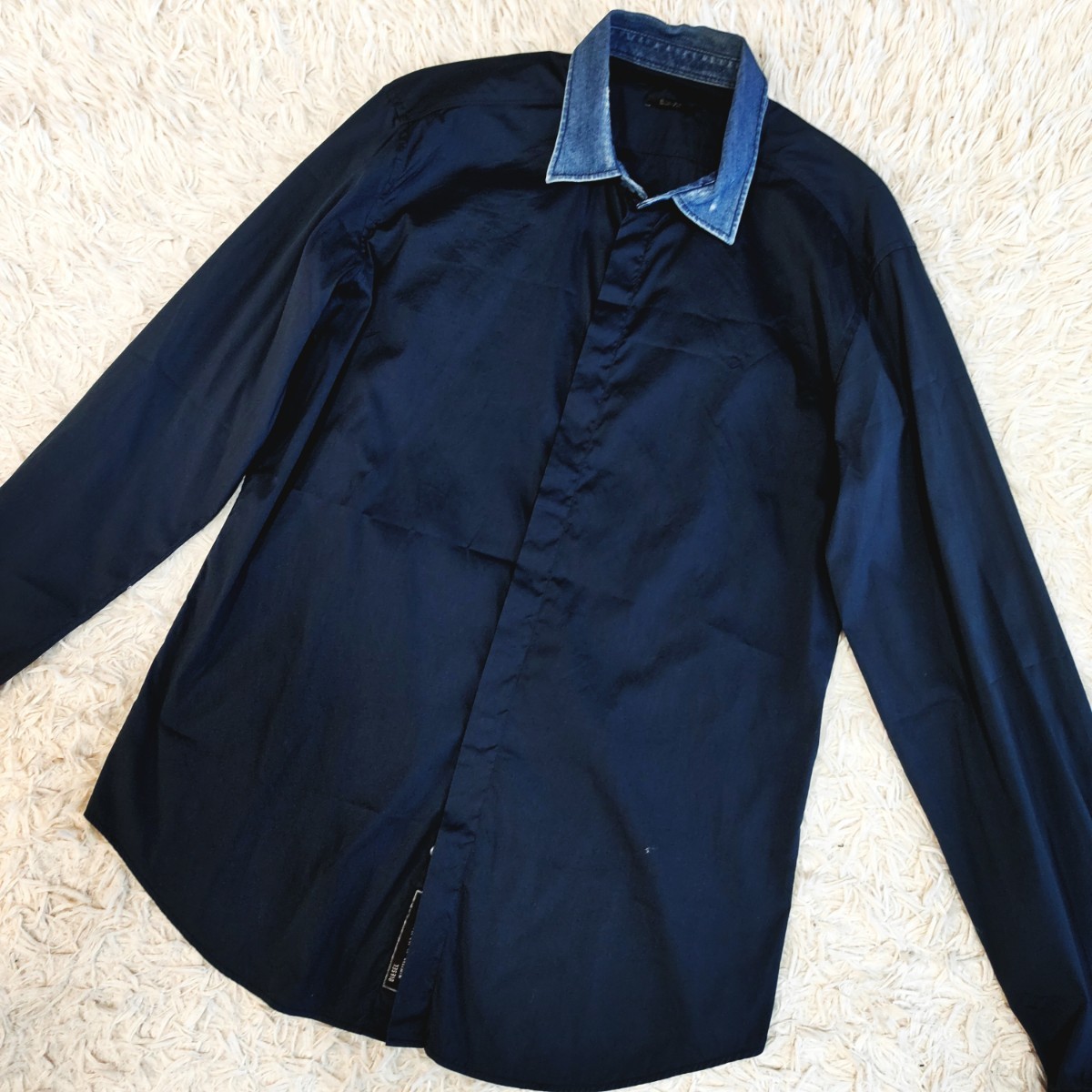 希少品 XL相当〉DIESEL ⑥【お洒落な大人のアメカジ】ディーゼル 長袖