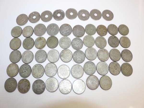 7156 古銭硬貨銀貨コイン外貨古銭額面合計5000円以上まとめて約1.1kg