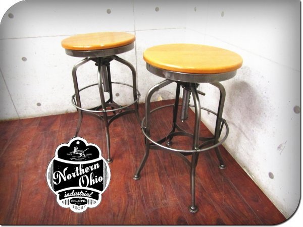 【12月スーパーSALE 15%OFF】 ■展示品■ノーザン オハイオ インダストリアル■高級■TOLEDO SWIVEL/インダストリアル/パイン/アイアン/ハイスツール2脚セット/smm7754k スツール 【12月スーパーSALE 15%OFF】 ■展示品■ノーザン オハイオ インダストリアル■高級■TOLEDO SWIVEL/インダストリアル/パイン/アイアン/ハイスツール2脚セット/smm7754k スツール