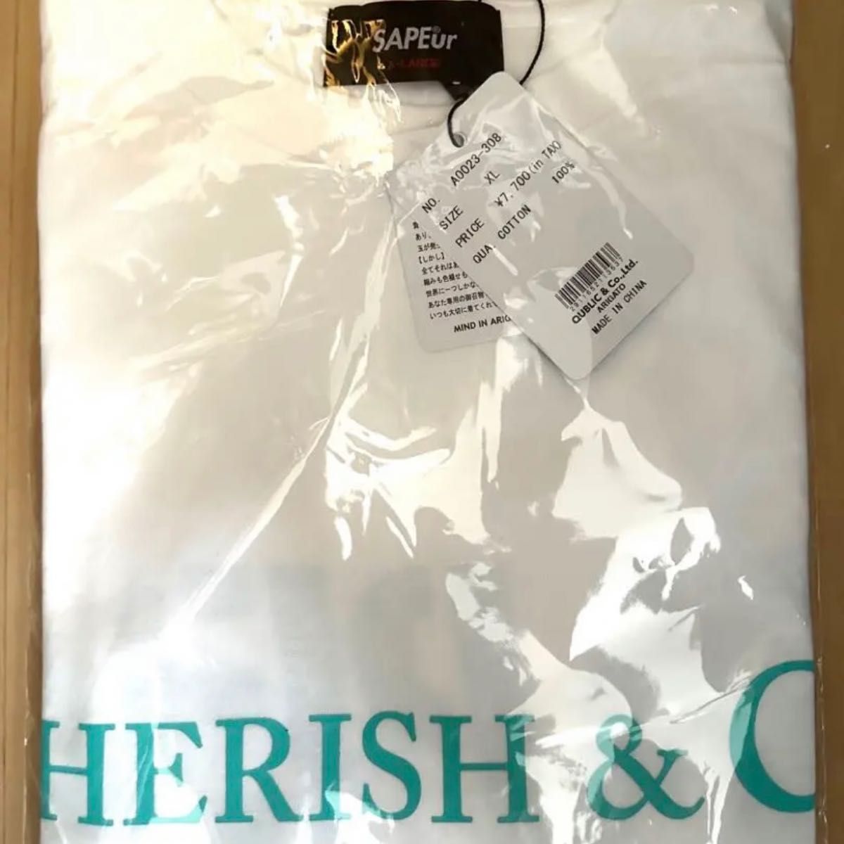 SAPEur CHERISH & CO S/S TEE White XLサイズ｜PayPayフリマ