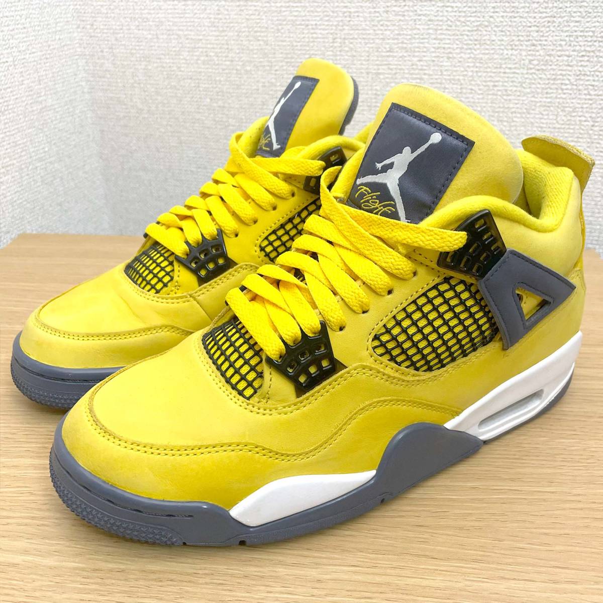 NIKE AIR JORDAN 4 RETRO LIGHTNING 26cm エア ジョーダン 4