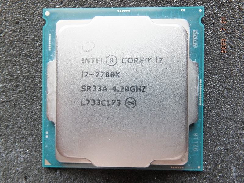 CPU インテル Core i7-7700K 4.20GHz SR33A LGA1151 Intel Core i7