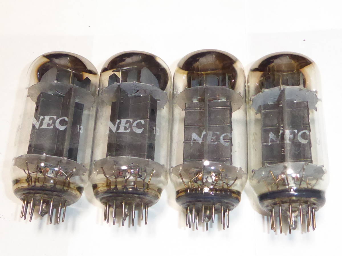 正式的 50CA10 その12 4本 動作品 希少出力真空管 NEC製 真空管