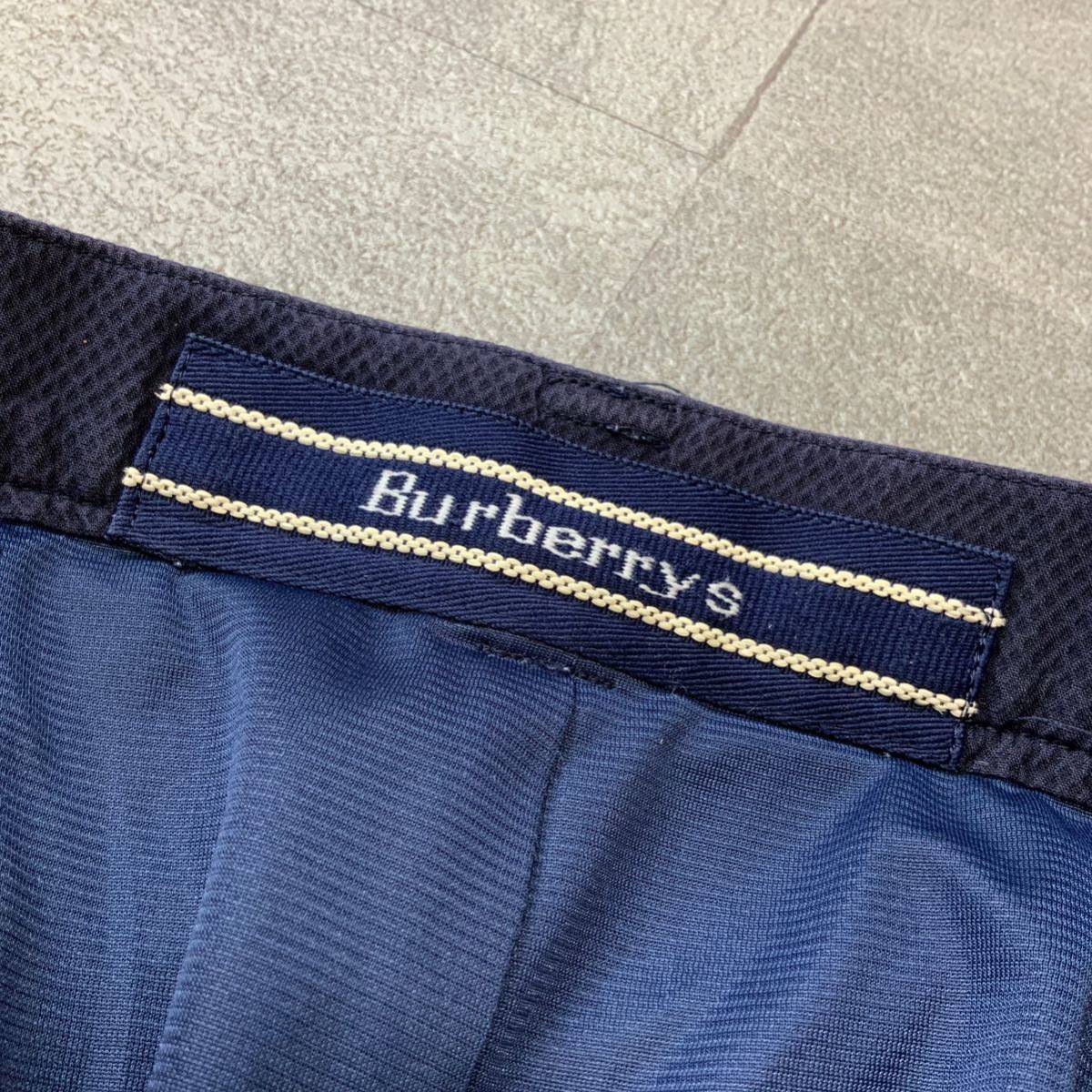 90s BURBERRY Burberry вышивка Logo шорты юбка-брюки брюки Golf брюки женский L размер темно-синий golf