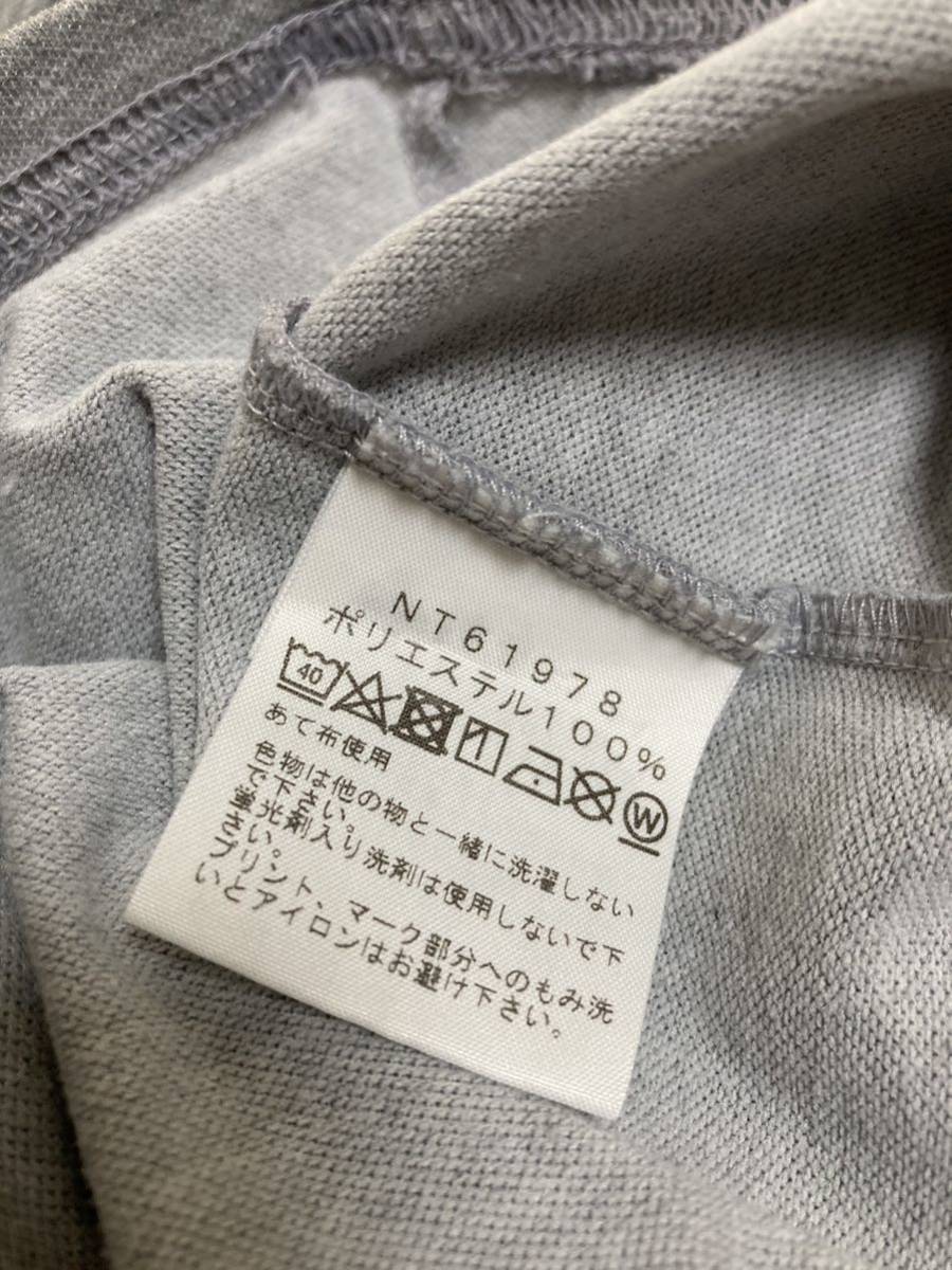 値下不可 ノースフェイス フリーランTシャツ グレー Lサイズ