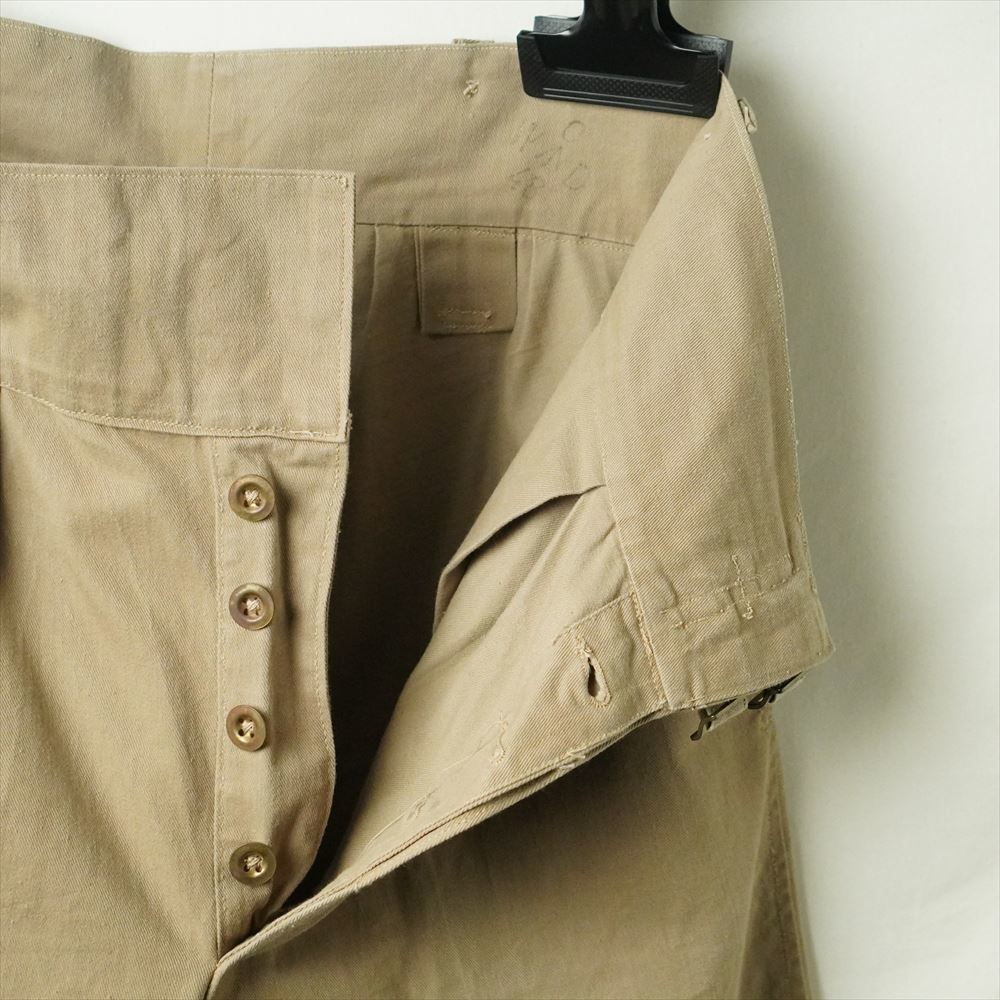 40s50s Vintage military England army g LUKA shorts 1941 pattern g LUKA pants beige 16