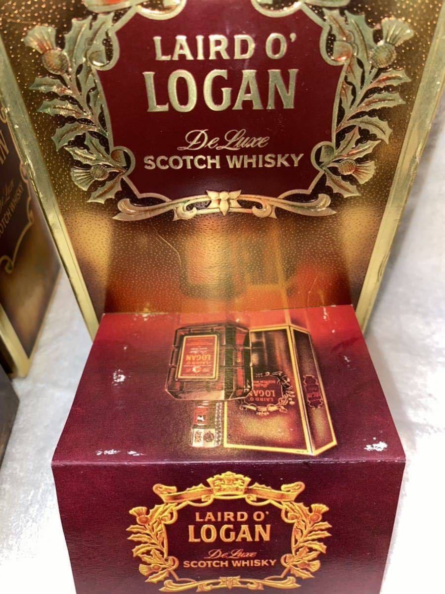 ローガン LOGAN DELUXE SCOTCH WHISKY ホワイトホース スコッチ ウイスキー 4本セット　JAPAN TAX 箱　付き_画像7