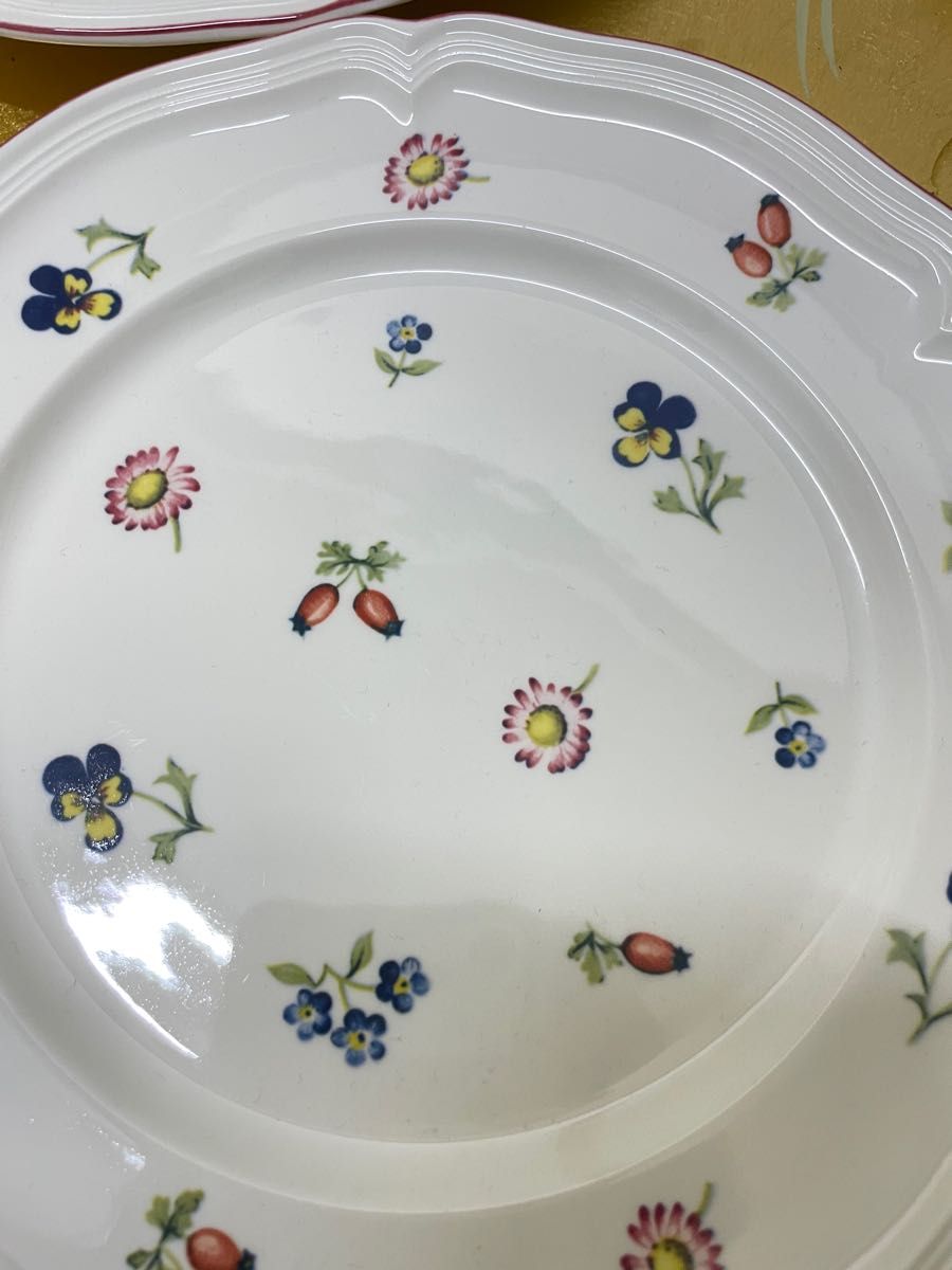 Villeroy&Boch ビレロイ&ボッホ プチフルールディッシュプレート3枚-