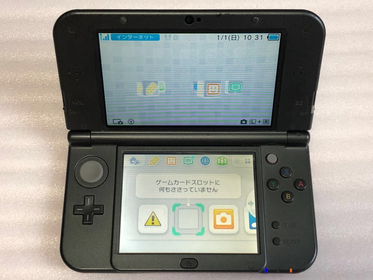 Newニンテンドー3DS LL スマブラエディション　動作確認済　塗装剥がれ有　本体　SDカードのみ送料込み