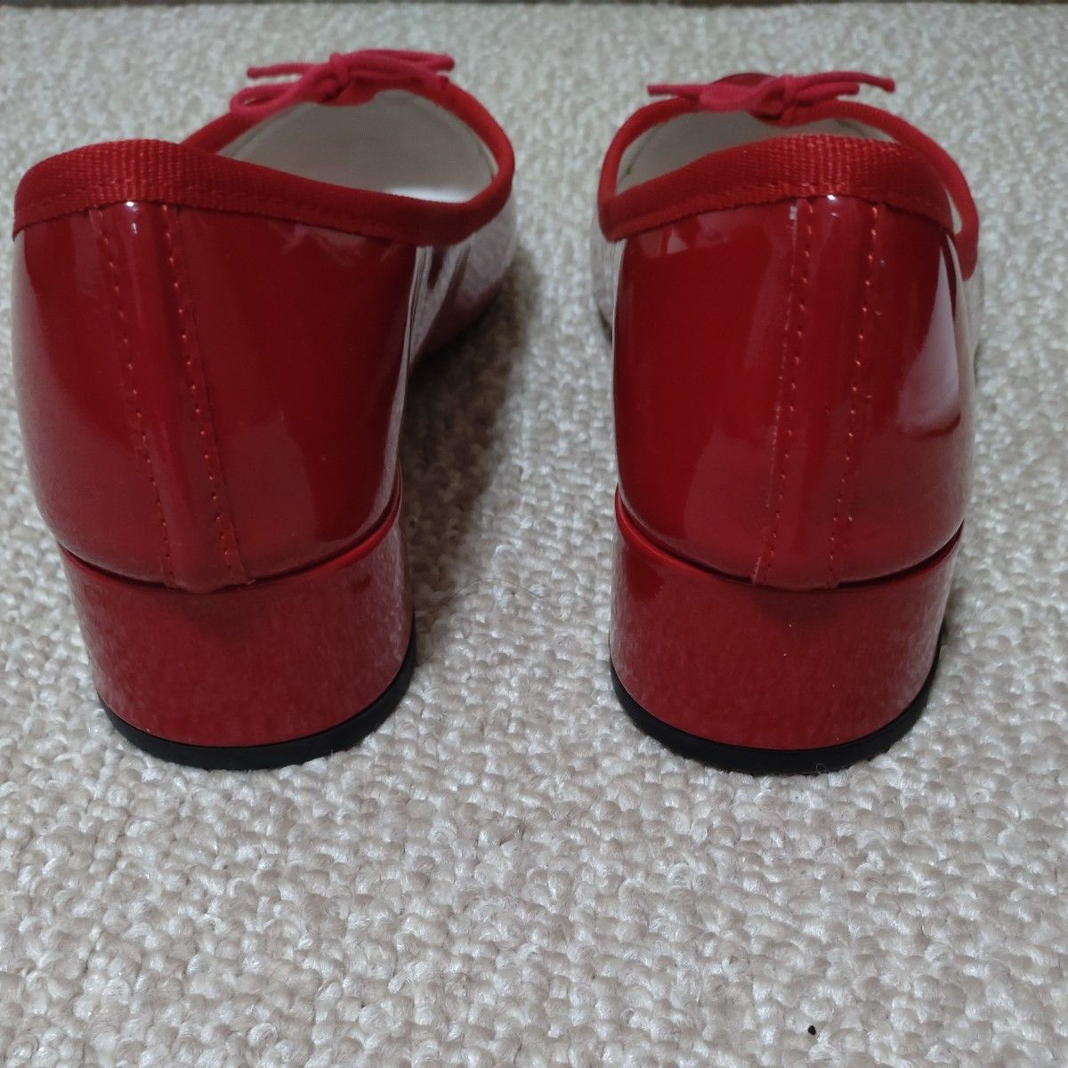 ●美品　レペット　Repetto　カミーユ　レッド　バレエシューズ　ヒール　サイズ36.5