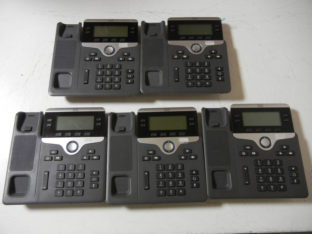 日本産】 Cisco 《》【中古】10台SET IP 初期化 CP-7841-K9 Phone