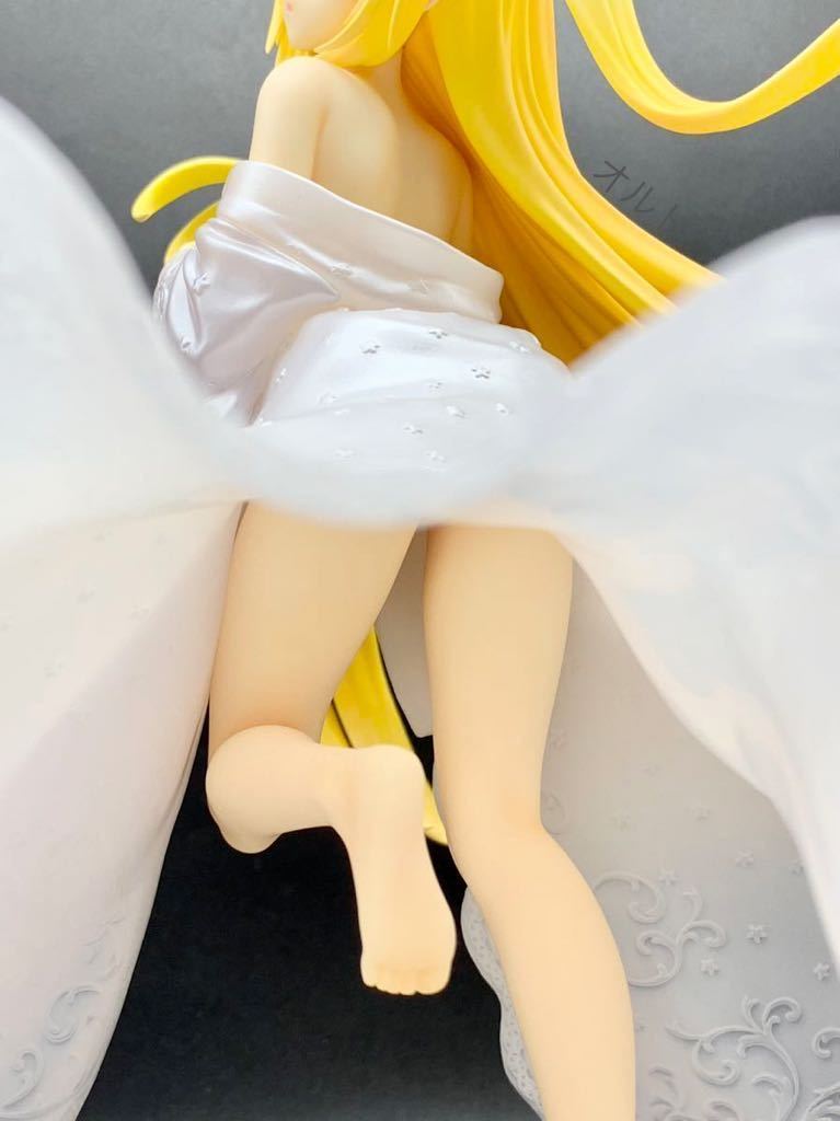 ★【国内正規品&美品！】 To LOVEる ダークネス 金色の闇 白無垢 F:NEX 1/7スケールフィギュア ★_画像6