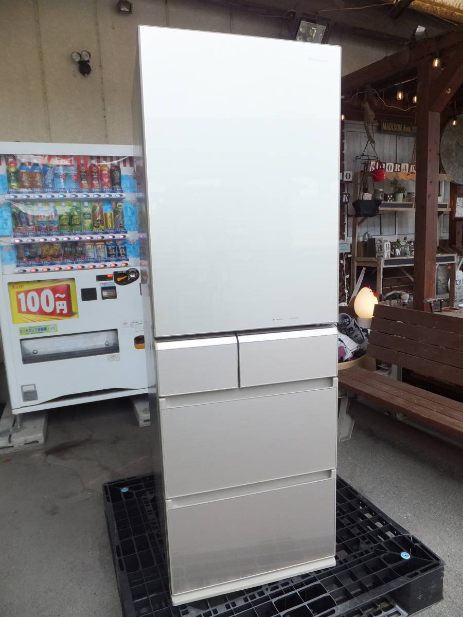 **. receipt limitation (pick up) / three-ply prefecture ** used right opening Panasonic freezing refrigerator 2017 year made NR-E413PV-N shape 406L
