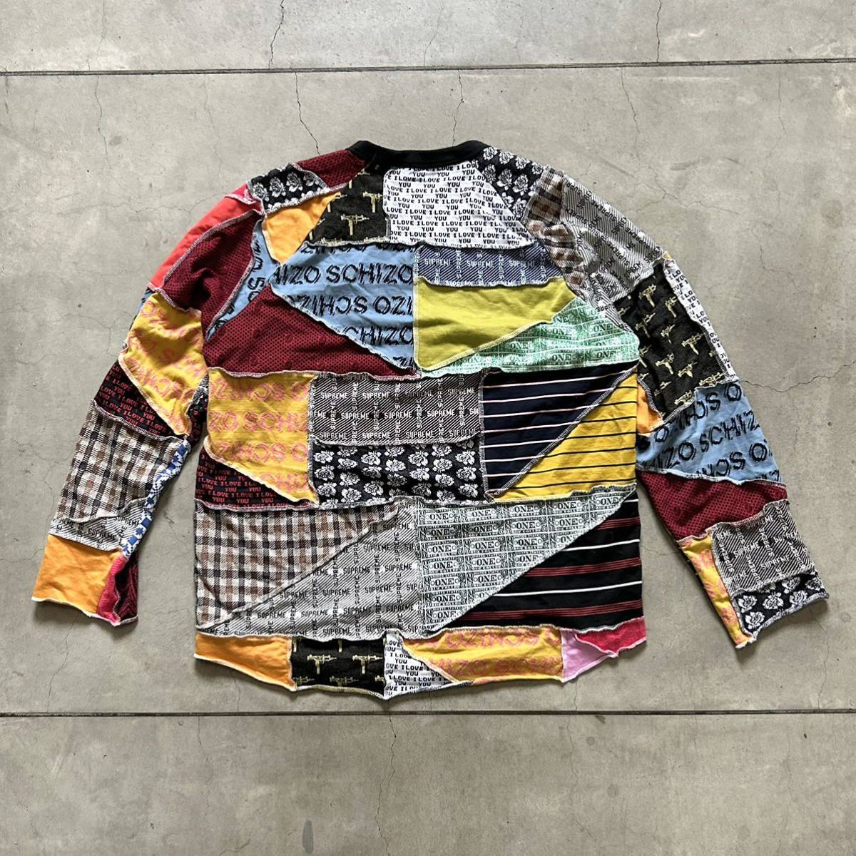 23ss Supreme シュプリーム / Patchwork Jacquard L/S Top Multi