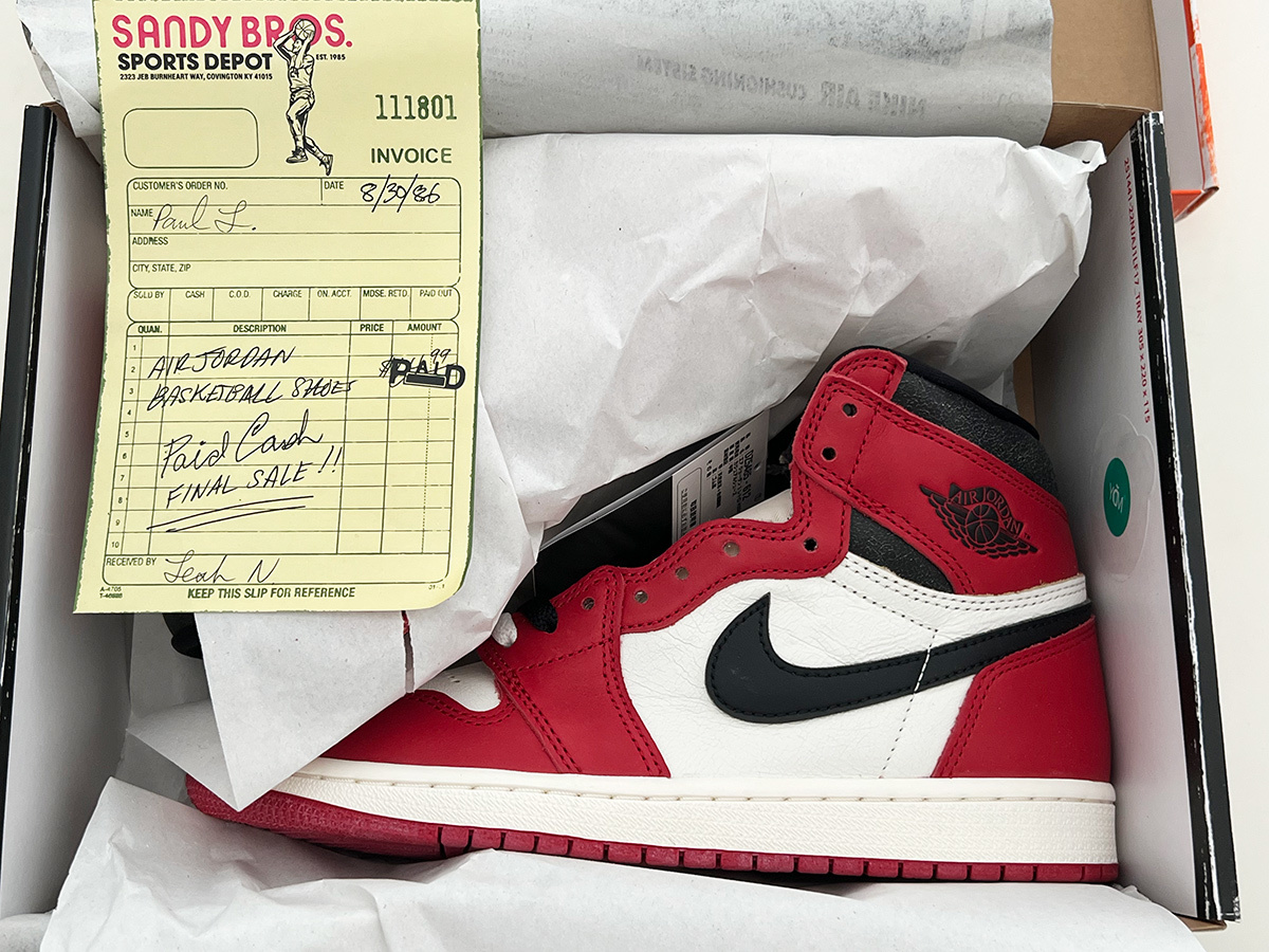 AIR JORDAN 1 HIGH OG LOST ＆ FOUND CHICAGO 26cm 未使用新品 SNKRS