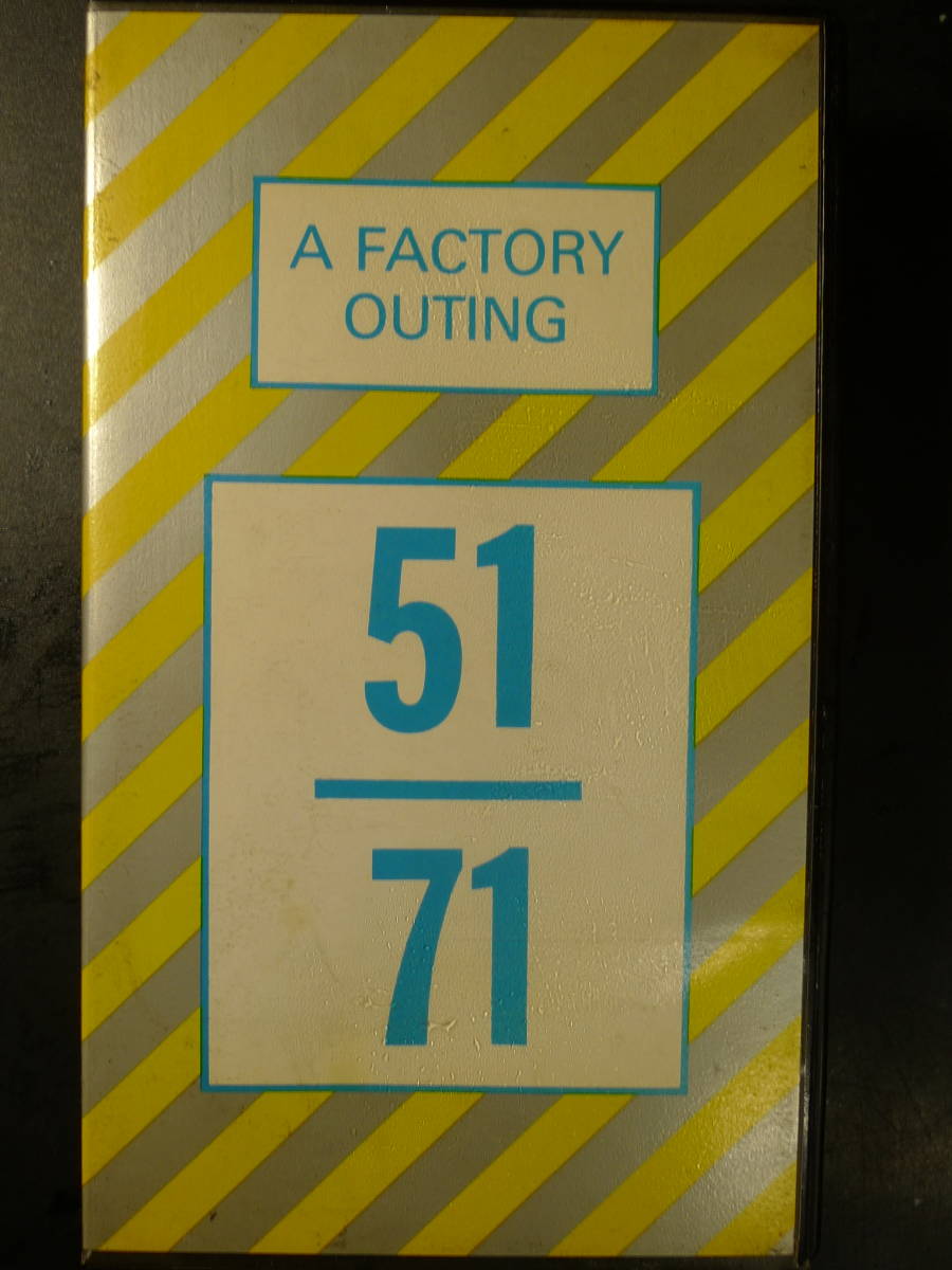 VHS ● A FACTORY OUTING 51/71 NEW ORDER・A CERTAIN RATIO・SECTION25・SWAMP CHILDREN 他 60分_画像1