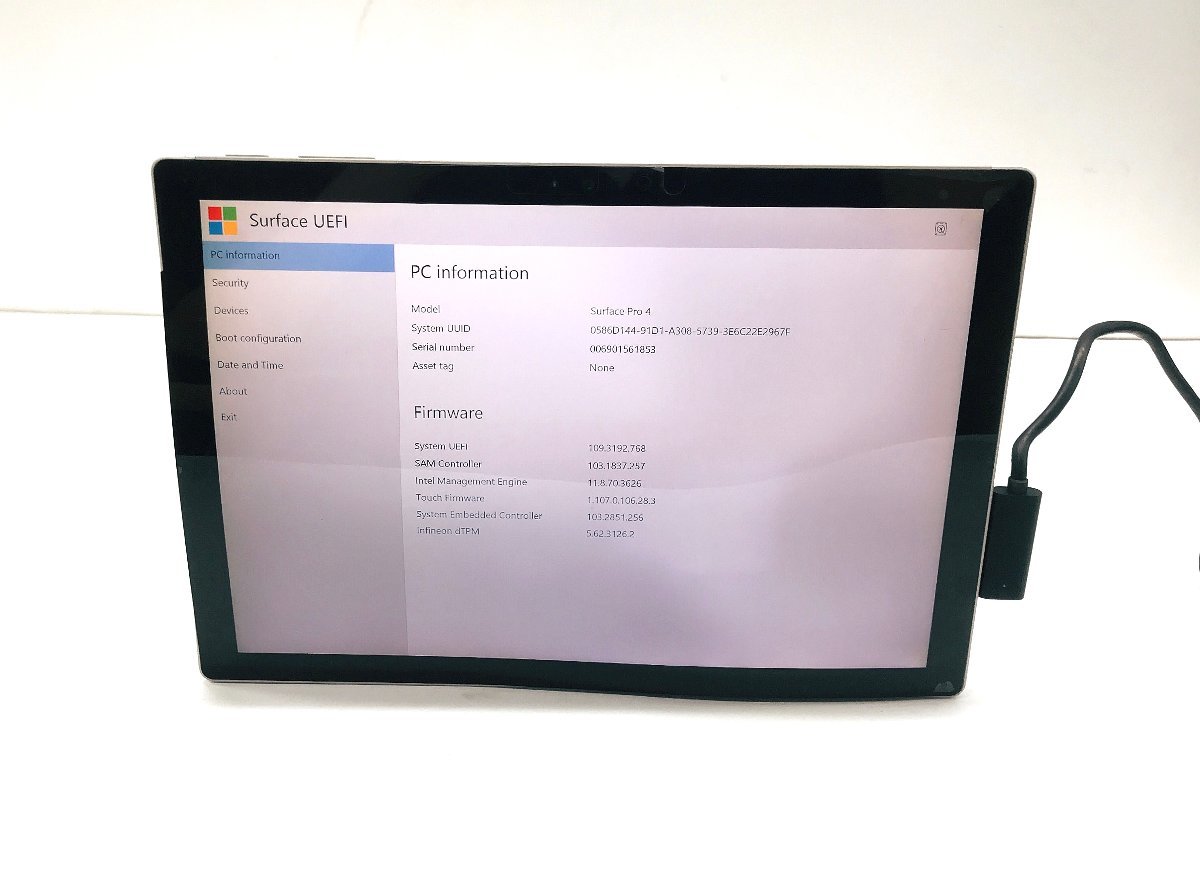 激安本物 Surface Microsoft NT: Pro 2.40GHz/RAM:8GB/SSD:256GB/12.3インチ]　タブレット [Corei5-6300 1724 Windows