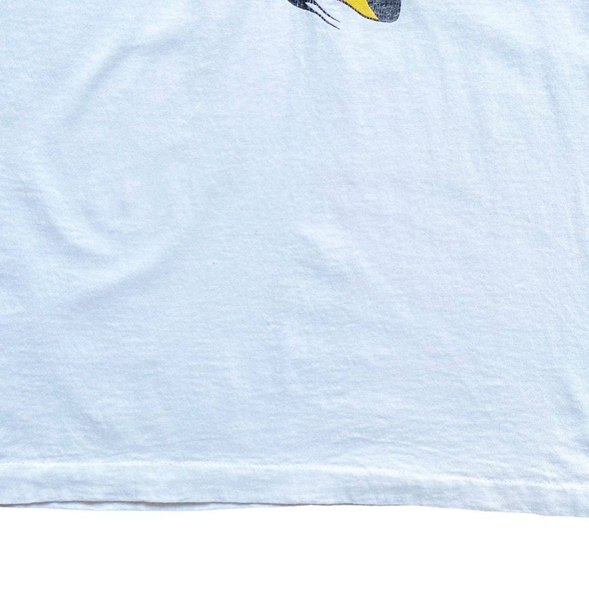 USA製 90's SCREEN STARS スクリーンスターズ ヴィンテージ Tシャツ 魚 熱帯魚 ツノダシ ホワイト 白 ボディー シングルステッチ 90年代_画像7
