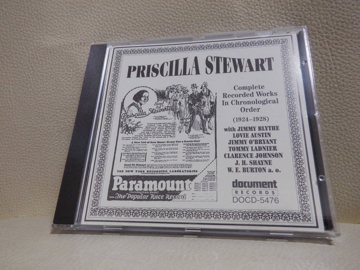 [CD] PRISCILLA STEWART / 1924 - 1928