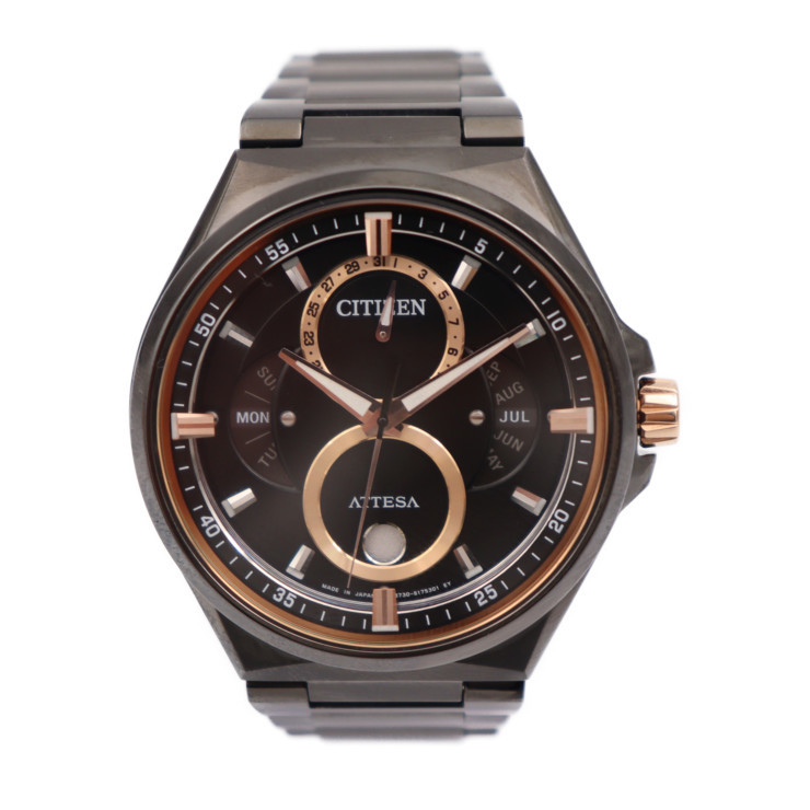 CITIZEN◇ソーラー腕時計/アナログ//ATTESA GMT ECO-DRIVE エコドライブ-